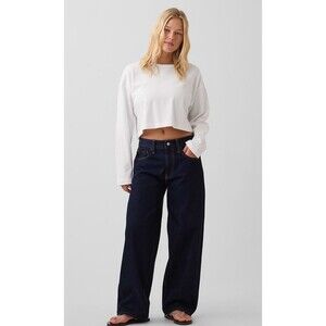 GAP x Hailey Bieber 1996 Extra Baggy Jean Womens 31 12R Dark Wash NWT